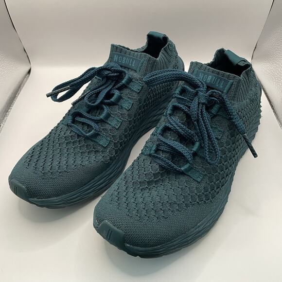 NOBULL Project Allday Knit Athletic Sneakers Women’s Size 10 Men’s Size 8.5 Teal - Picture 1 of 10